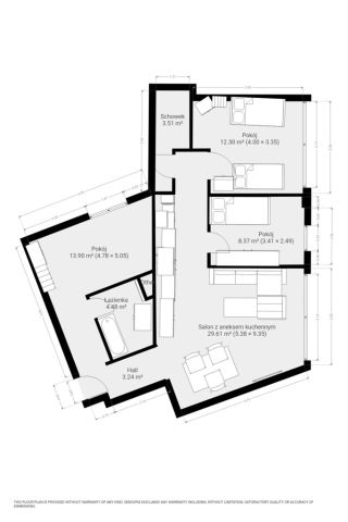 Mieszkanie 4-pokojowe Kłodzko, ul. Spadzista. Zdjęcie 12