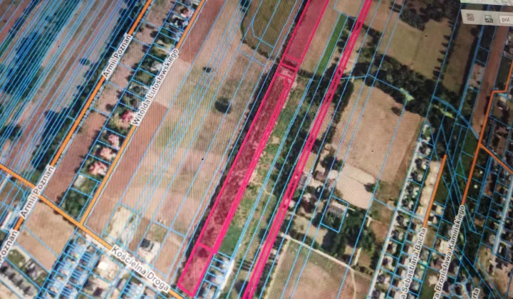 Działka rolno-budowlana Łomianki Dolne, ul. Kościelna Droga