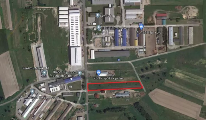 Działka budowlana Mników