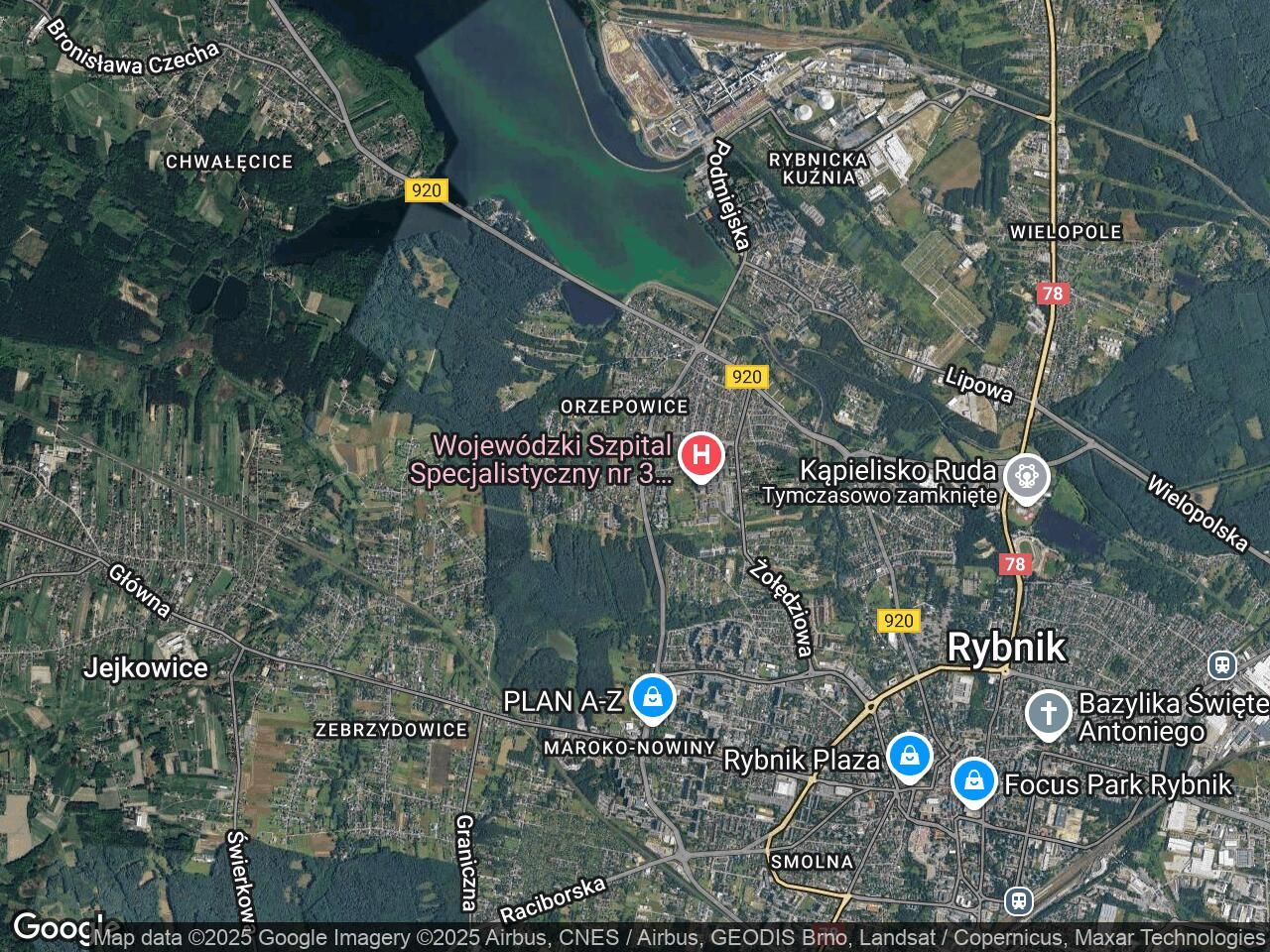 Działka leśna Rybnik Orzepowice, ul. Borki