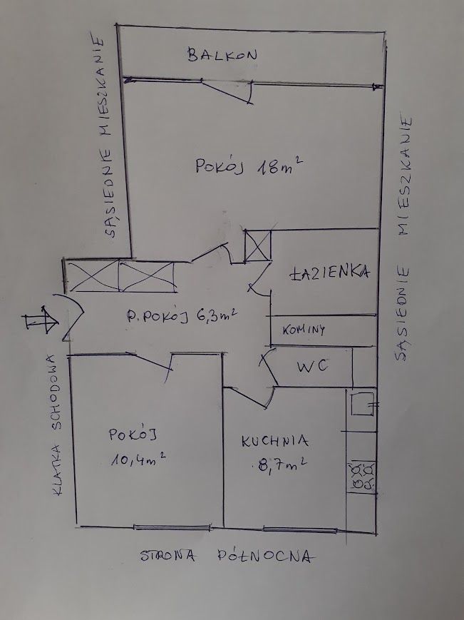 Mieszkanie 2-pokojowe Radom Gołębiów, ul. Orląt Lwowskich. Zdjęcie 2