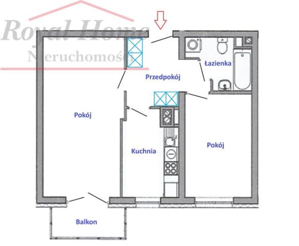 Mieszkanie 2-pokojowe Wrocław Psie Pole, ul. Kaparowa. Zdjęcie 13