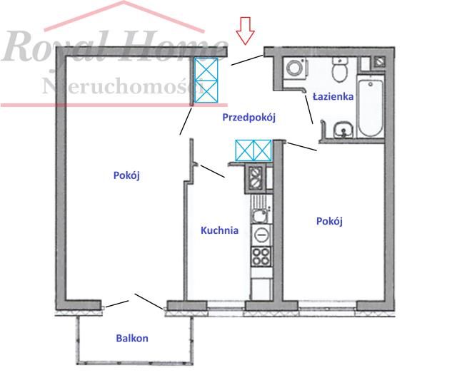 Mieszkanie 2-pokojowe Wrocław Psie Pole, ul. Kaparowa. Zdjęcie 13
