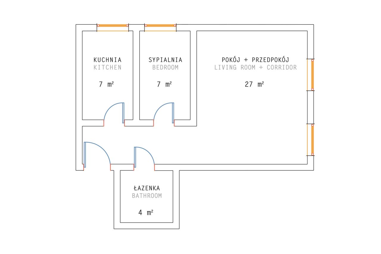 Mieszkanie 2-pokojowe Wrocław Stare Miasto, ul. Szewska. Zdjęcie 10