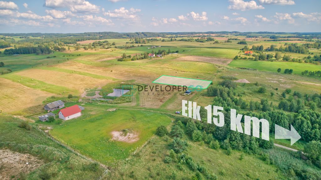 Działka budowlana Sajzy. Zdjęcie 2