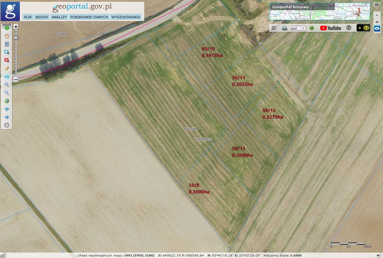 Działka budowlana Lipowiec. Zdjęcie 5