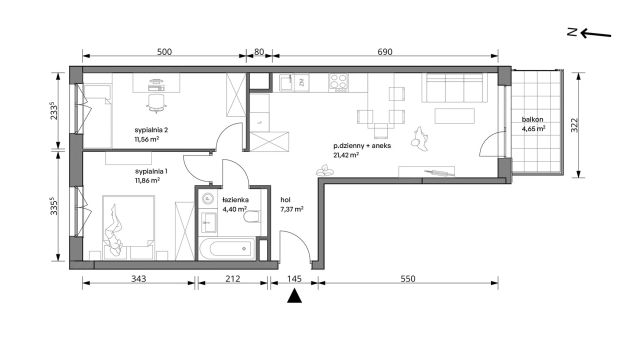 Mieszkanie 3-pokojowe Warszawa Włochy, ul. Trzcinowa. Zdjęcie 7