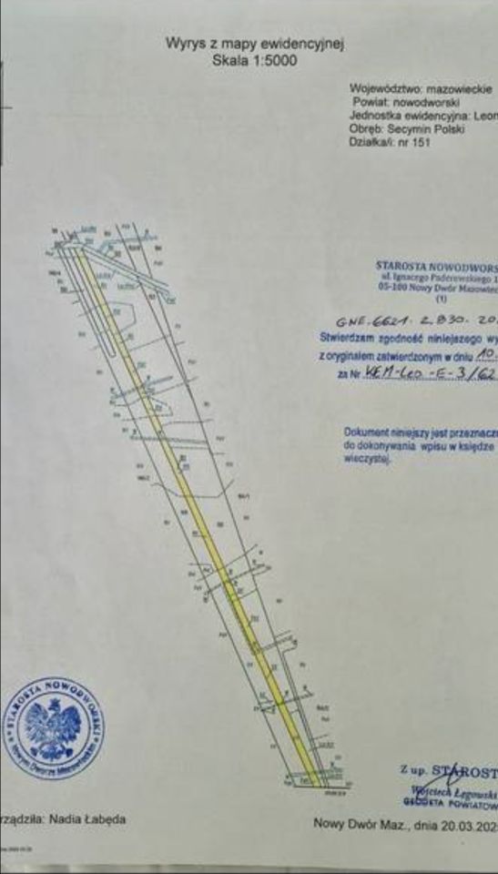 Działka rolna Secymin Polski. Zdjęcie 2