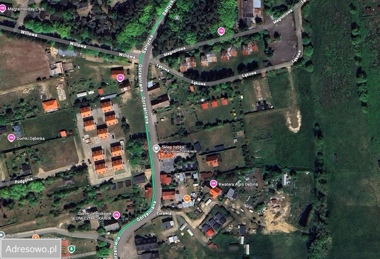 Działka budowlana Dębina. Zdjęcie 3