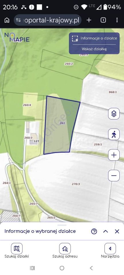 Działka budowlana Jasło Kowalowy. Zdjęcie 3