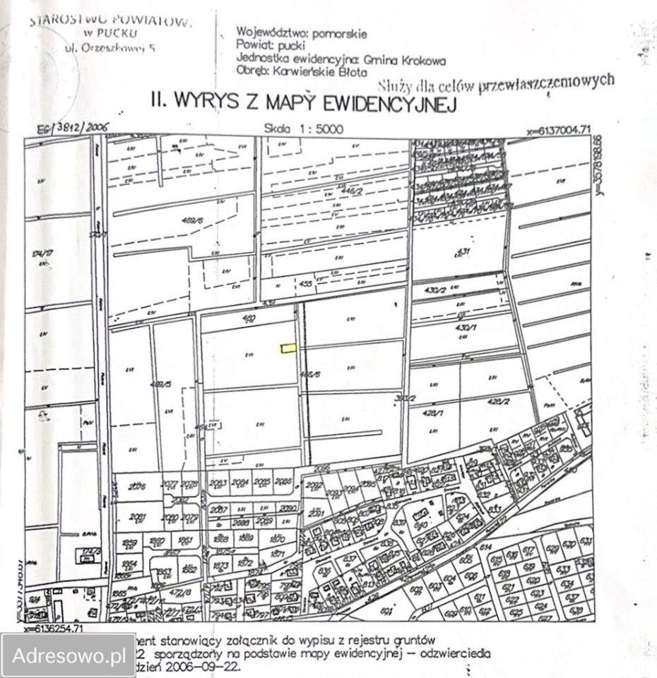 Działka rolna Karwieńskie Błoto Pierwsze. Zdjęcie 2