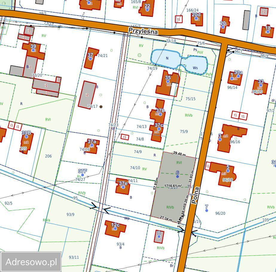 Działka budowlana Wilcza Góra, ul. Polna. Zdjęcie 8