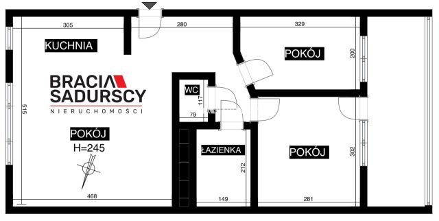 Mieszkanie 3-pokojowe Kraków Łagiewniki-Borek Fałęcki, ul. Odrzańska. Zdjęcie 21