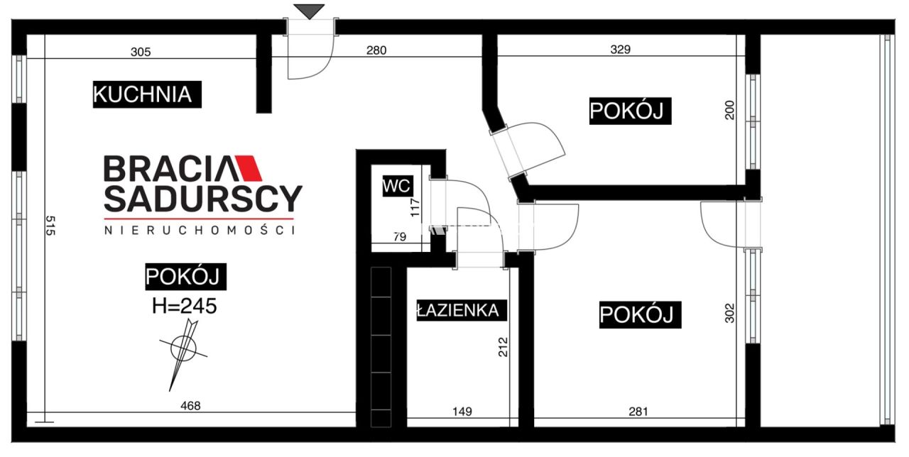 Mieszkanie 3-pokojowe Kraków Łagiewniki-Borek Fałęcki, ul. Odrzańska. Zdjęcie 21