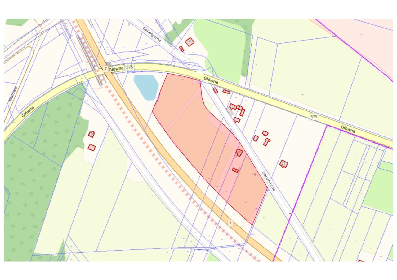 Działka inwestycyjna Sady, ul. Genetyczna. Zdjęcie 8