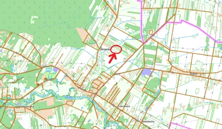 Działka budowlana Glinianka, ul. Wawrzyniecka