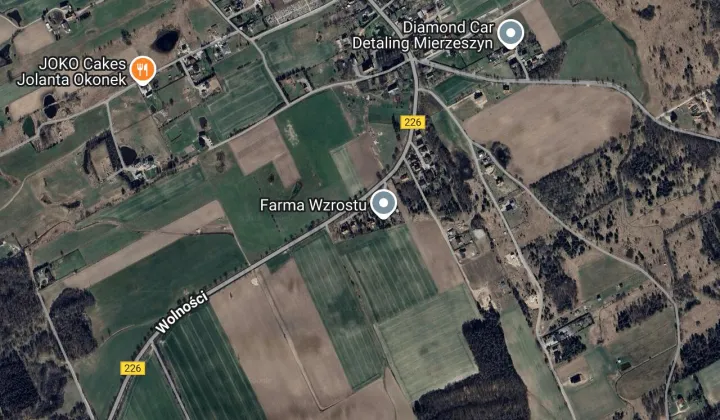 Działka budowlana Mierzeszyn, ul. Brzozowa