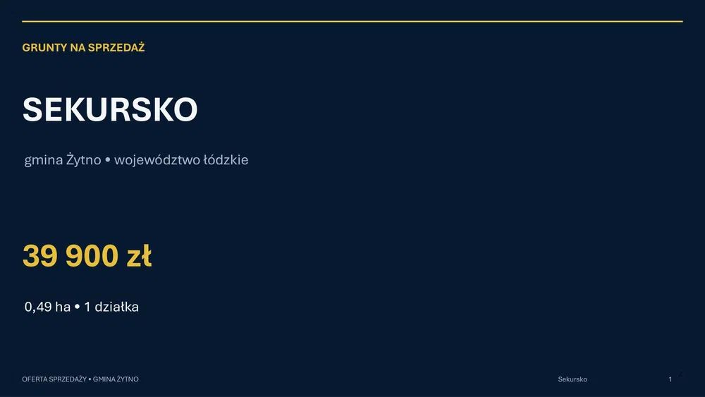 Działka rolna Sekursko. Zdjęcie 5