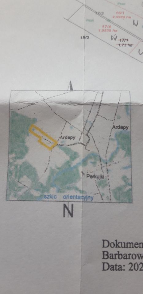 Działka rolna Ardapy. Zdjęcie 3