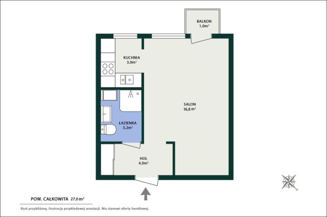 Mieszkanie 1-pokojowe Warszawa Targówek, ul. Bolesławicka. Zdjęcie 19