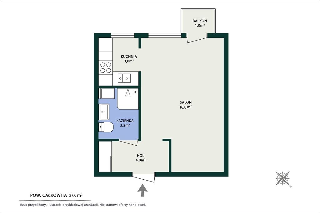 Mieszkanie 1-pokojowe Warszawa Targówek, ul. Bolesławicka. Zdjęcie 19