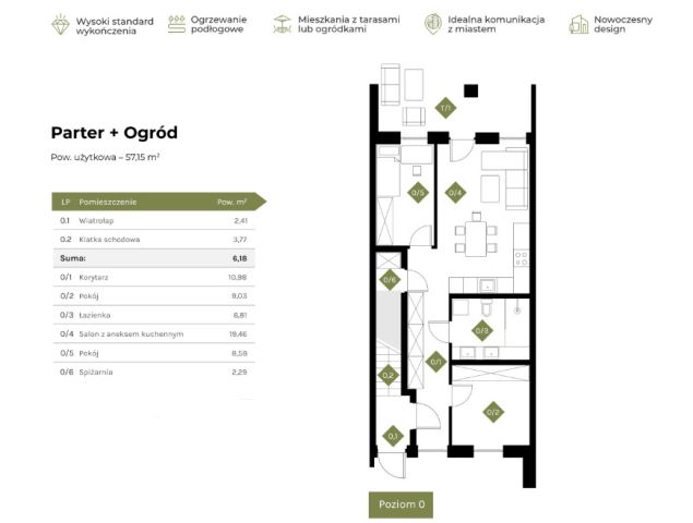 Mieszkanie 3-pokojowe Rzeszów Zalesie, ul. Spacerowa. Zdjęcie 17