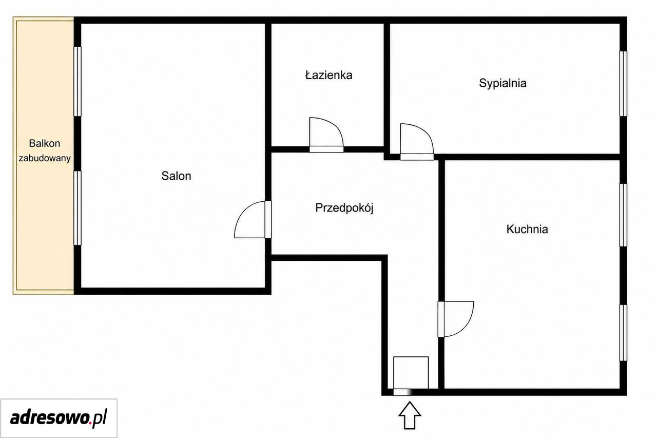Mieszkanie 3-pokojowe Kraków Mistrzejowice, os. Złotego Wieku. Zdjęcie 2