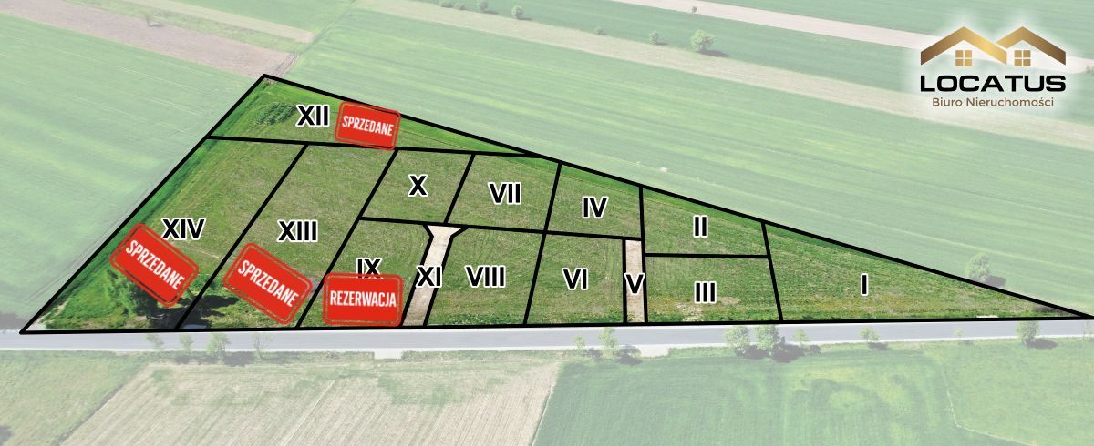 Działka budowlana Kłobukowice