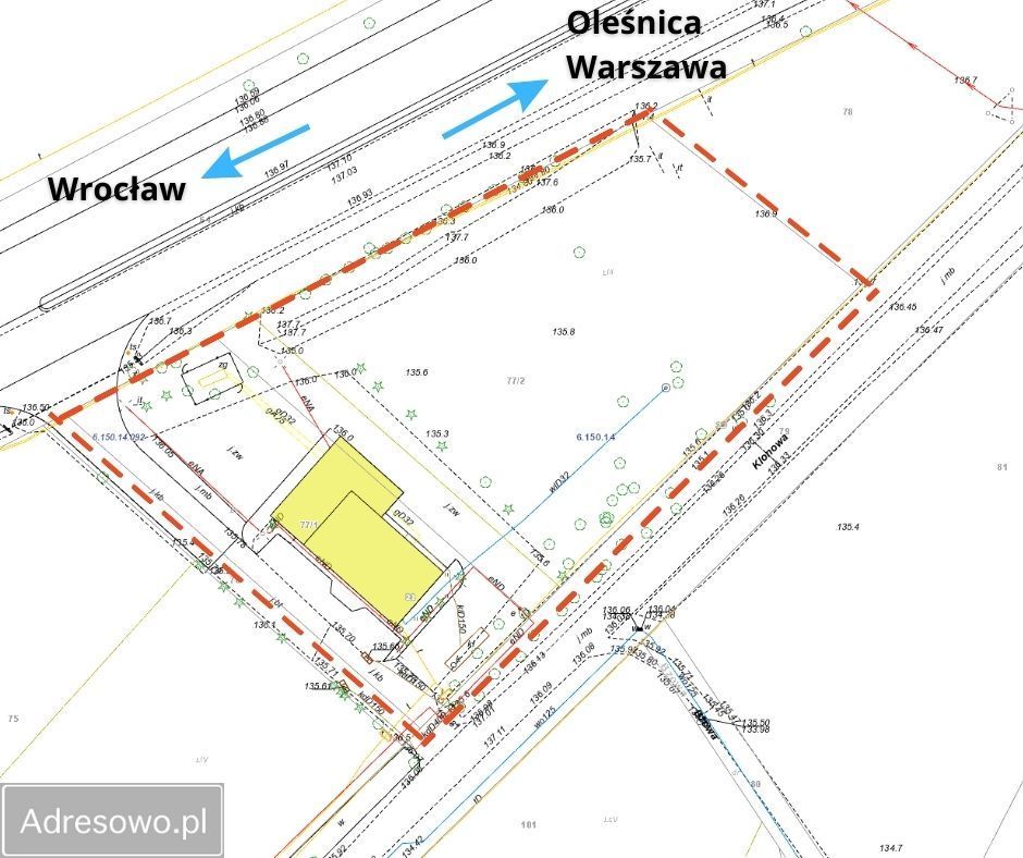 Działka inwestycyjna Borowa, ul. Klonowa. Zdjęcie 13