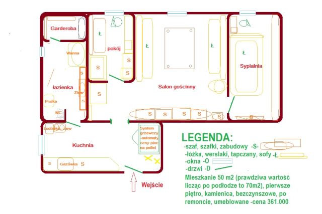 Mieszkanie 3-pokojowe Nowy Ciechocinek. Zdjęcie 15
