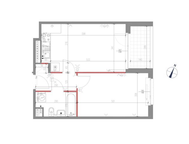 Mieszkanie 2-pokojowe Warszawa Targówek, ul. Montwiłłowska. Zdjęcie 15