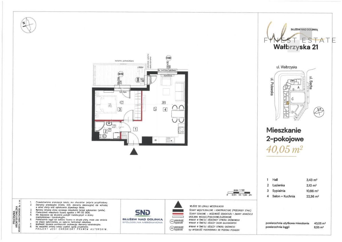 Mieszkanie 2-pokojowe Warszawa Ursynów, ul. Wałbrzyska. Zdjęcie 9