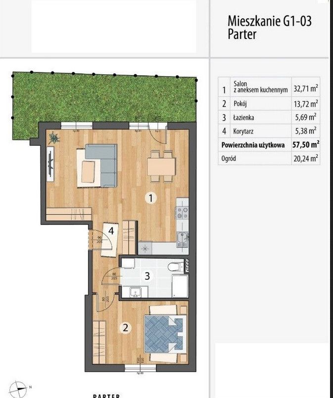 Mieszkanie 2-pokojowe Smolec. Zdjęcie 18