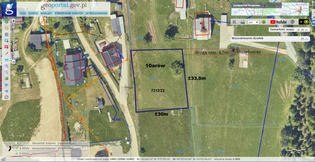 Działka budowlana Nowy Targ Szuflów, os. Szuflów. Zdjęcie 1