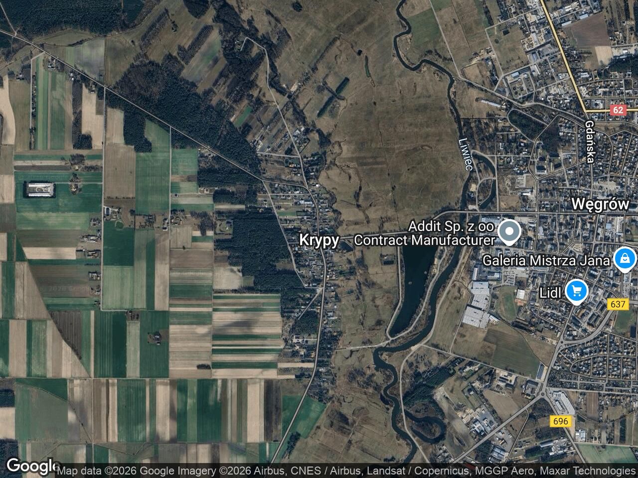 Działka budowlana Krypy