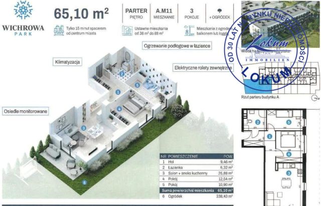 Mieszkanie 3-pokojowe Gostyń, ul. Wichrowa. Zdjęcie 5