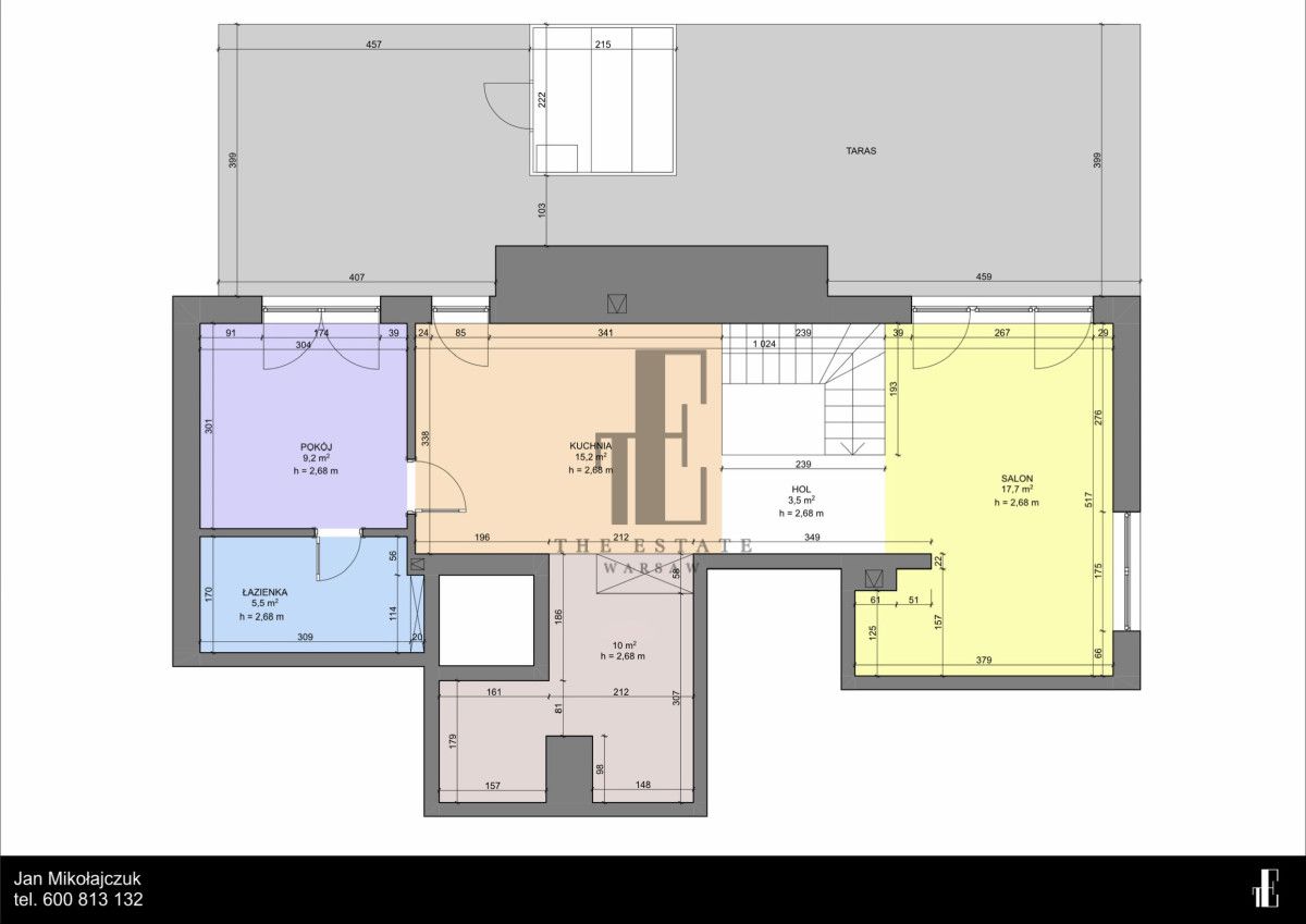 Mieszkanie 4-pokojowe Warszawa Wilanów, al. Rzeczypospolitej. Zdjęcie 15