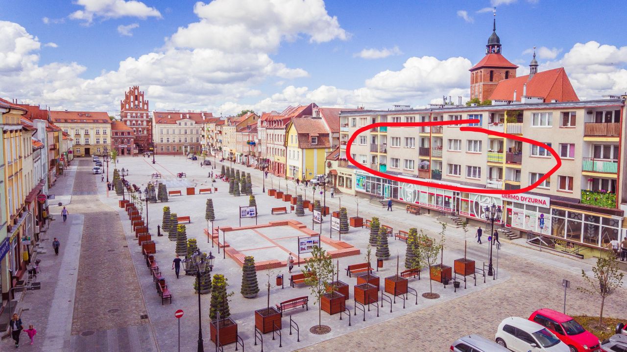 Mieszkanie 3-pokojowe Bartoszyce, pl. Konstytucji 3 Maja. Zdjęcie 3