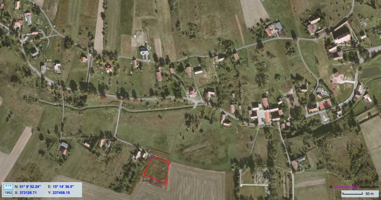 Działka rolno-budowlana Henryków Lubański. Zdjęcie 3