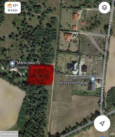 Działka budowlana Mieściska. Zdjęcie 1