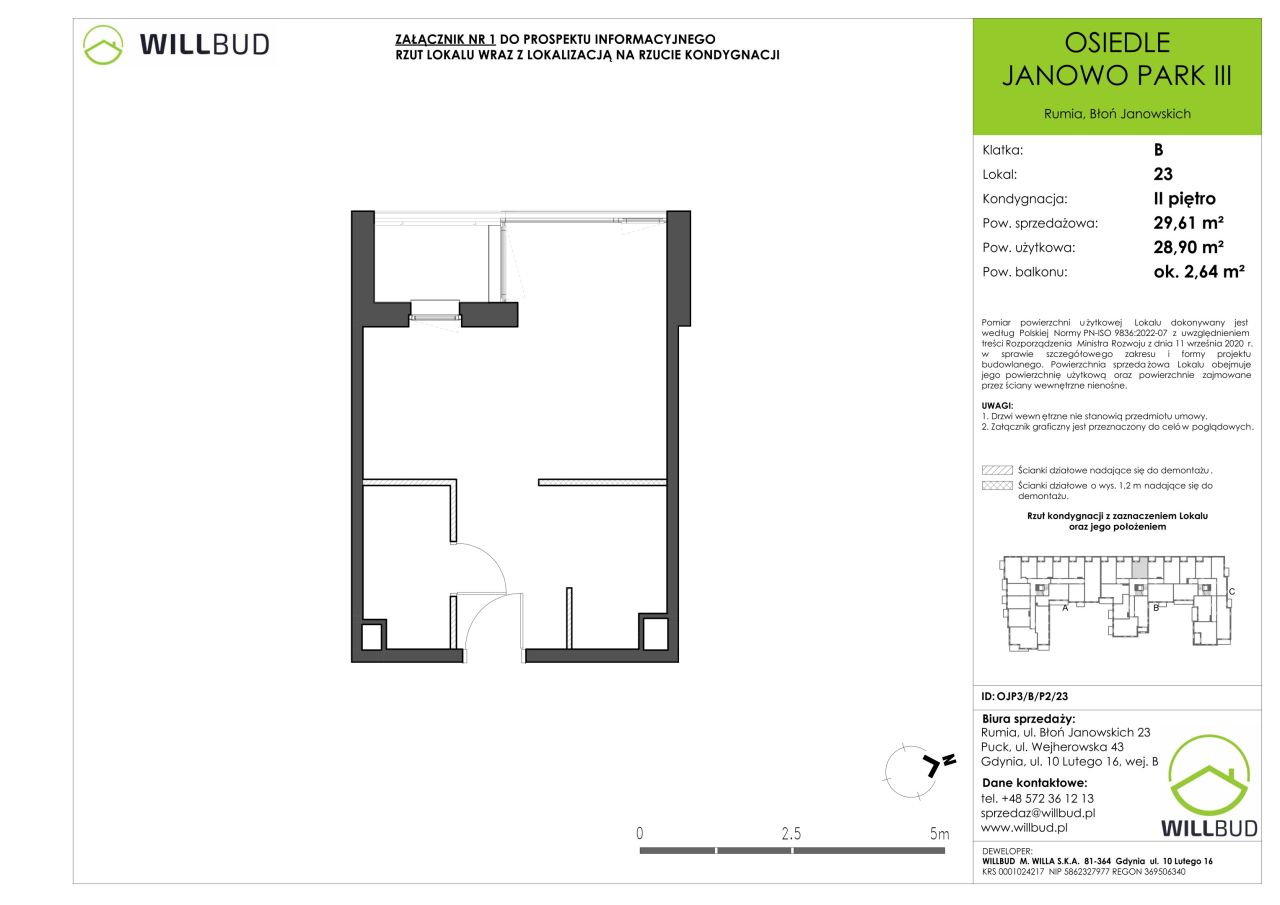 Mieszkanie 1-pokojowe Rumia Janowo, ul. Błoń Janowskich. Zdjęcie 10