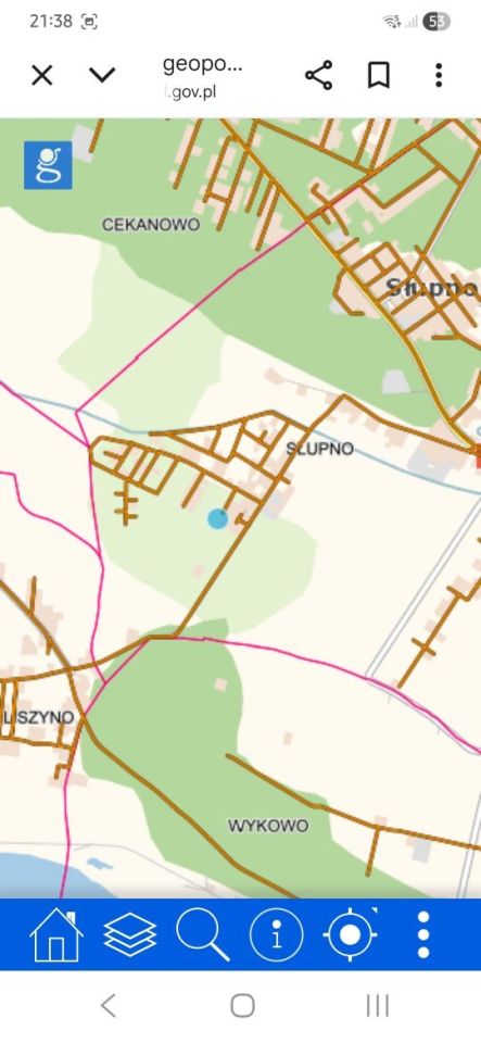 Działka budowlana Słupno, ul. Jastrzębia. Zdjęcie 2