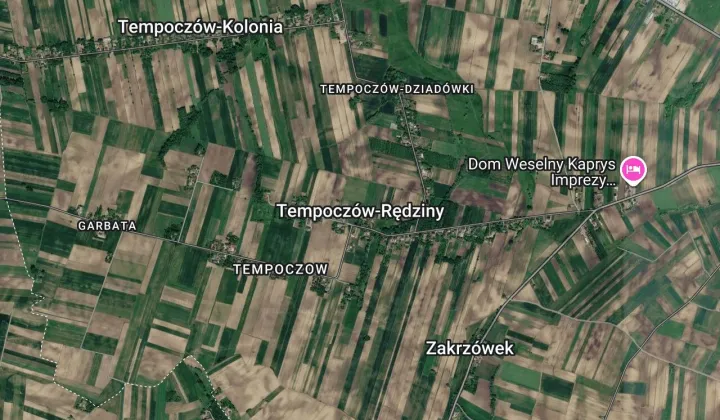 Działka rolna Tempoczów-Rędziny Kresy