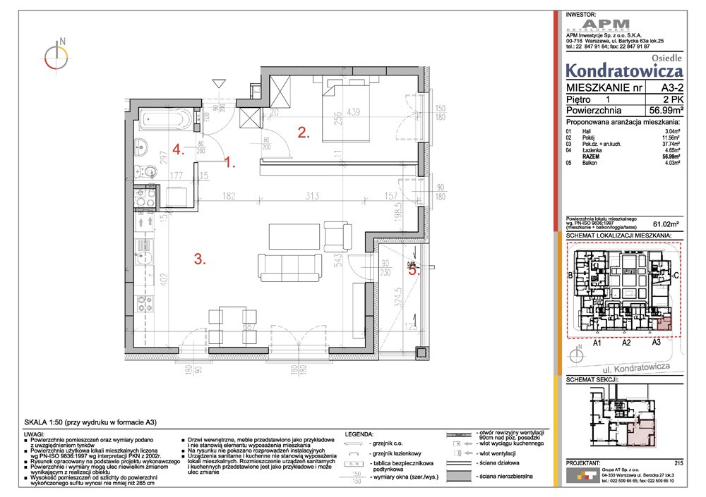 Mieszkanie 2-pokojowe Warszawa Targówek, ul. Ludwika Kondratowicza. Zdjęcie 4