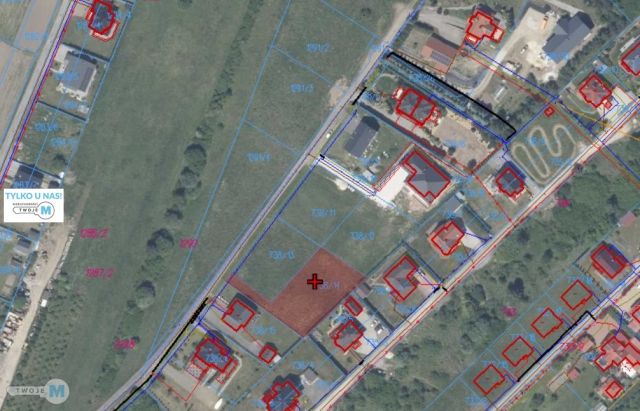 Działka budowlana Kostomłoty Pierwsze, ul. Wiśniowa. Zdjęcie 1