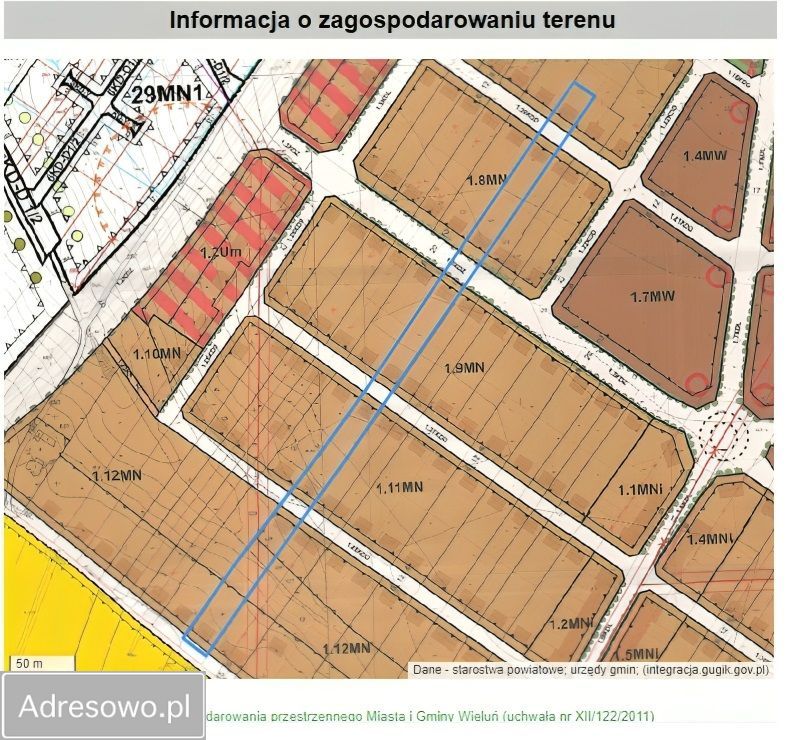 Działka inwestycyjna Wieluń, ul. Graniczna. Zdjęcie 2