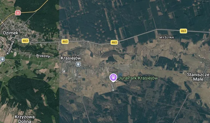 Działka budowlana Krasiejów, ul. Pustki