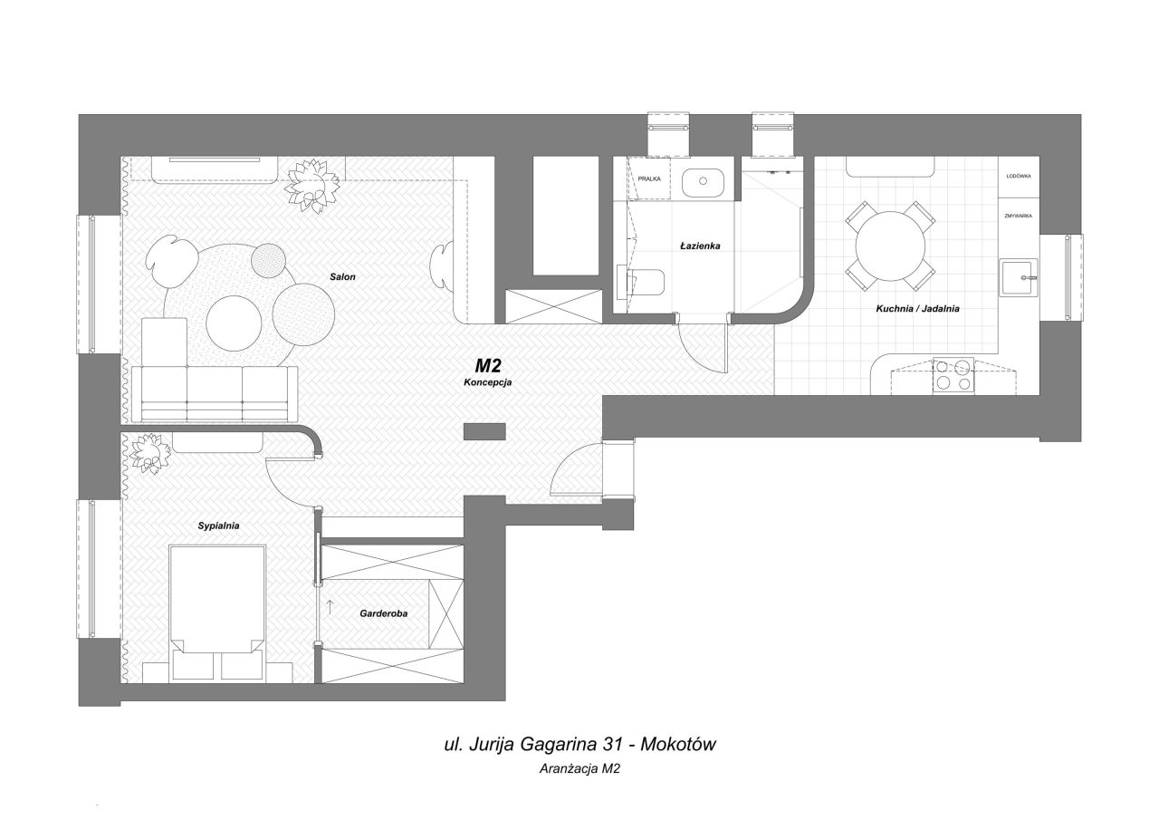 Mieszkanie 2-pokojowe Warszawa Mokotów, ul. Jurija Gagarina. Zdjęcie 11