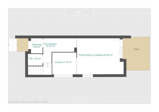 bliźniak, 3 pokoje Komorniki, ul. Kwiatowa. Zdjęcie 15
