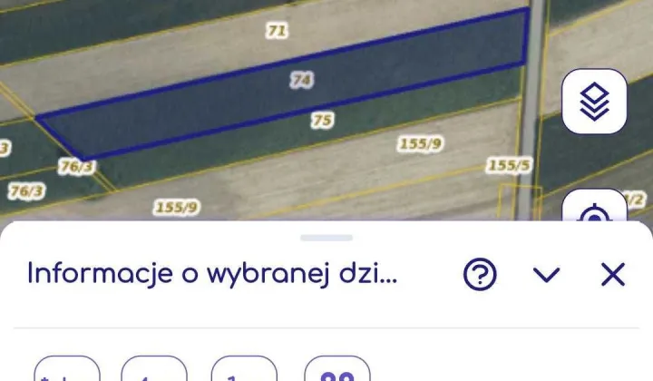 Działka rolna Modrzew